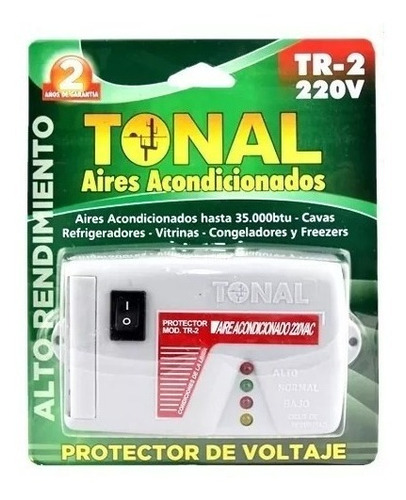 Imagen 1 de 1 de Protector De Voltaje Aires Acondicionados De Bornera 