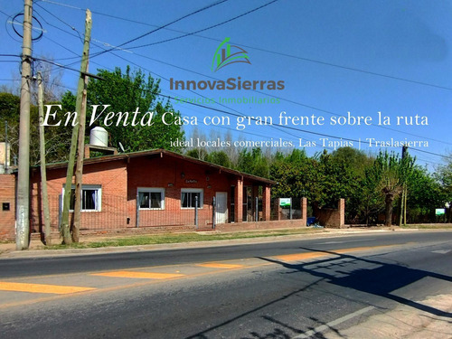 Casa En Venta Con Gas Natural Y Ubicación Comercial, Las Tapias, Traslasierra