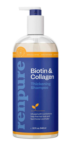 Renpure Biotina & Collageno Shampoo 946ml.