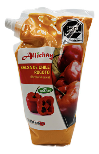 Aji Rocoto Peruano En Pasta Sin Picante Allichay De 1kg