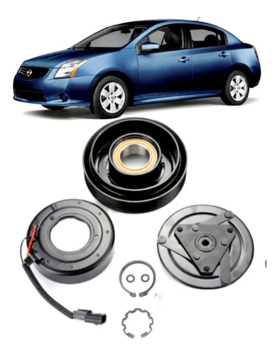 2007-08-2012 Nissan Sentra 2.0 Kit Clutch Embrague Compresor