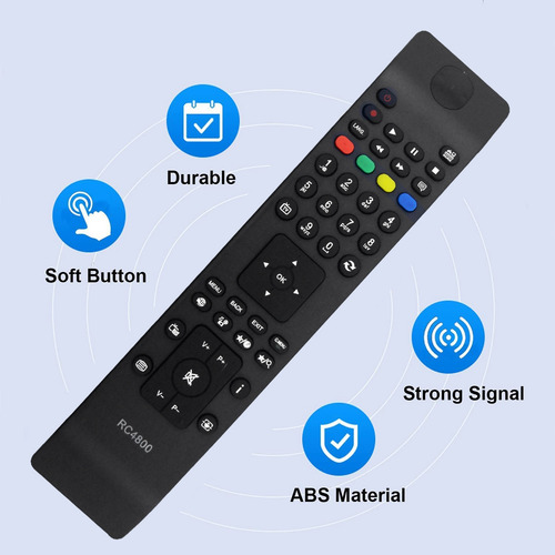 Reemplace El Control Remoto Rc4800 Para Vestel Multi- T
