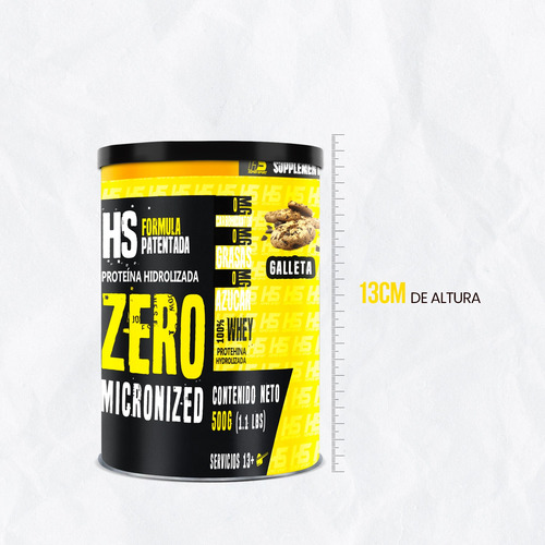 Proteína Isolate Inmortal Suplements 500g Sabores Galleta