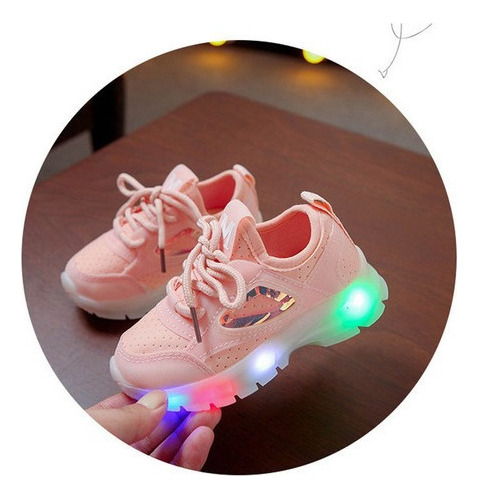 Zapatos Niña Niño Zapatillas Deportivas Tenis Luz Led