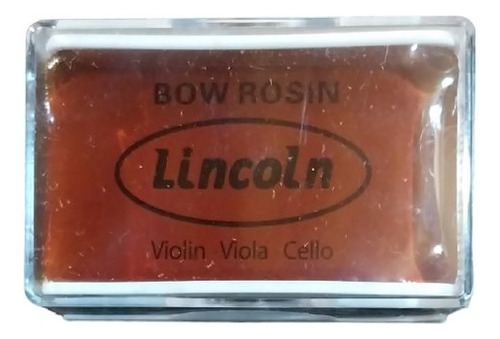 Resina Para Violin Viola Cello Lincoln Lsrv01b Rectangular 