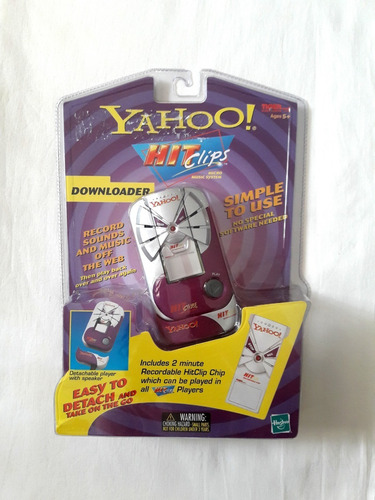 Yahoo! Hit Clips Downloader Tiger Nuevo Sellado 2000 Raro