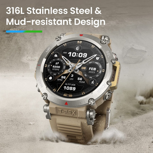 Reloj Inteligente Smartwatch Amazfit T-rex Ultra Gps Negro