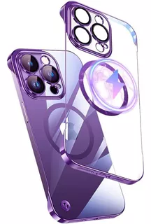 Case Funda Transparente Semibordes iPhone 13, 14, Pro, Max