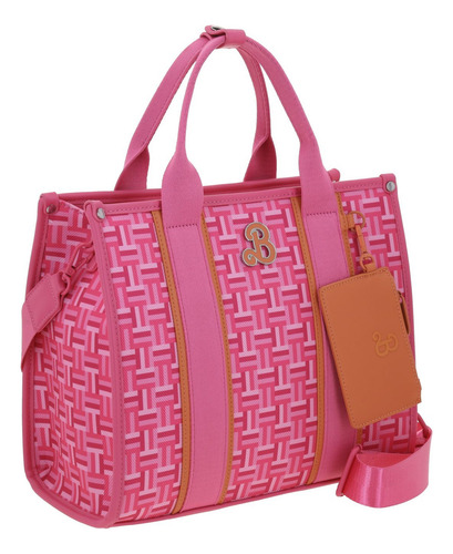 Bolso De Mano Barbie By Gorett Simil De Piel Rosa Original