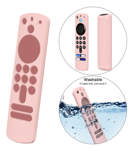 Yan Funda Con Funda De Control Remoto Compatible Con Rosado