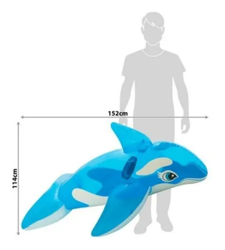 Ballena Flotador Salvavidas Inflable Intex 152cms