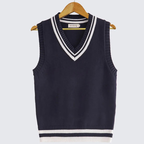 Chaleco De Uniforme Para Hombre  Jersey En V  Chaleco Escola