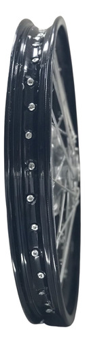 Roda Dianteira Preta Completa Cg 125 Titan De 83 A 99