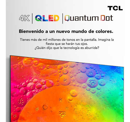 Imagen 4 de 12 de Qled 75 Tcl 75c645 4k Hdr Smart Tv Google Tv