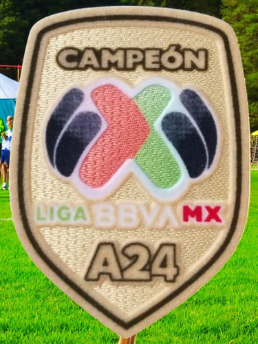 Parche América Campeón Apertura 2024 A24 Tricampeón Liga Mx Amarillo Unitalla