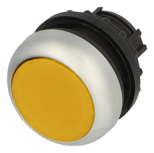 Boton Pulsador Iluminado Ambar 216929 Moeller M22-dl-y Color Amarillo