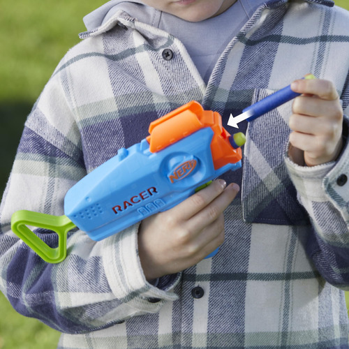 Dart Blaster Nerf Elite Junior Racer Con 4 Dardos Durante Má