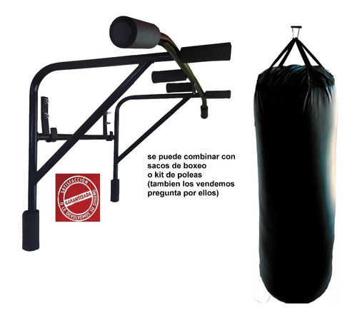 Barra Multifuncional Crossfit De Pared 8 Agarres+envio Grati