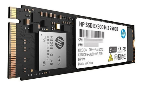 Disco Ssd Hp Ex900 M.2 Nvme 250gb