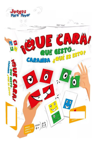 Juego De Mesa Cartas Bontus Que Cara! Shp Tunishop