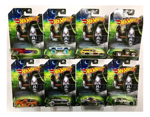 Hot Wheels Juego Completo De 8 Vehículos Fundidos De Edición