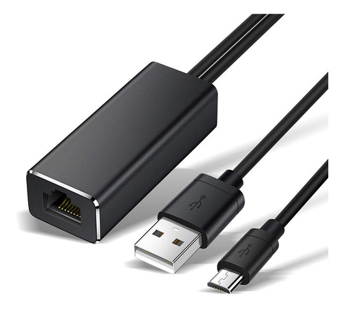 Adaptador Ethernet Para Fire Tv Stick | Chromecast | 100 Mbp