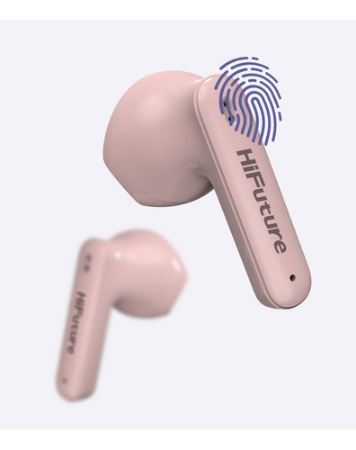Auriculares in-ear inalámbricos HiFuture ColorBuds Soft Bass Sound Rosa Con Micrófonos