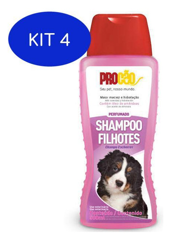Kit 4 Shampoo Filhotes - Procão