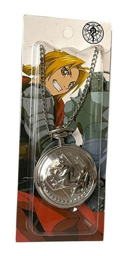 Imagen 7 de 10 de Reloj Fullmetal Alchemist De Metal Con Cadena