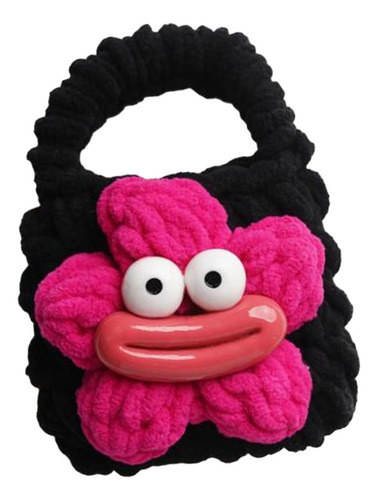 4 Funda Para Auriculares, Hecha A Mano, De Punto, Minibolso
