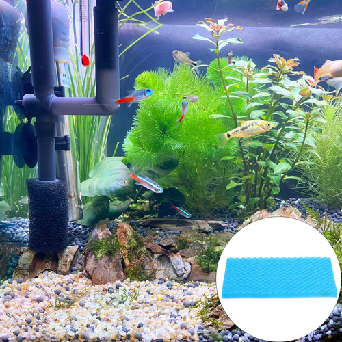 Alfombrilla De Algodón Betta Fish Fish Fish Filter, 2 Unidad