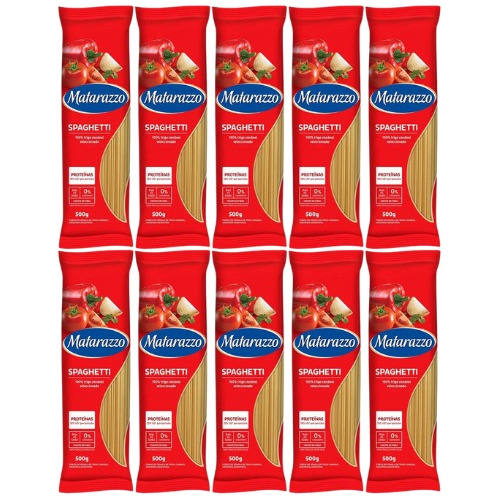 Fideos Spaghetti Matarazzo 500gr (pack X 10 Unid.)