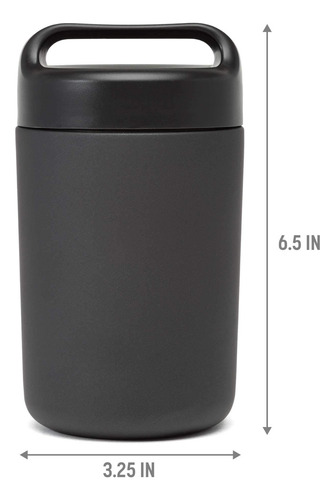 Termo Acero Inoxidable Sellado Al Vacío 473 Ml Color Gris