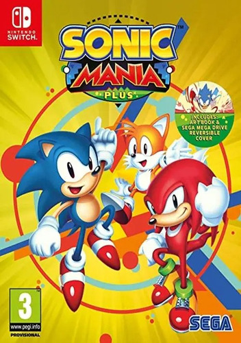 Sonic Mania Nintendo Switch. Físico. Sellado