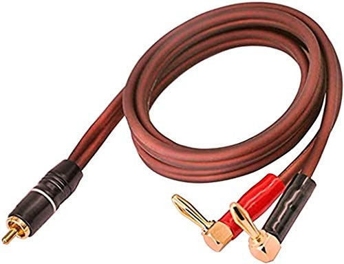 Cable De Conector Tipo Banana A Bocina Rca, Cable De Altavo