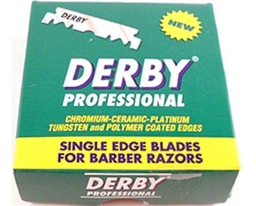 Cuchillas De Afeitar Profesionales Edge Derby Unica 100 Coun