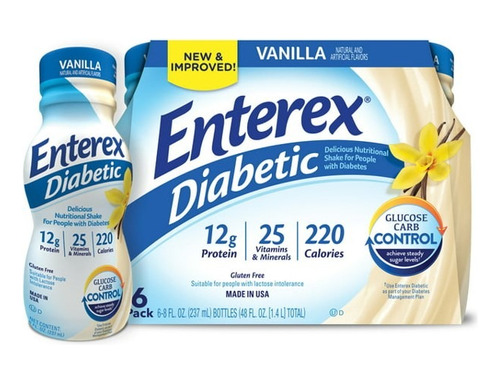 Enterex Diabetic Vainilla Liquido 237ml Pack X6