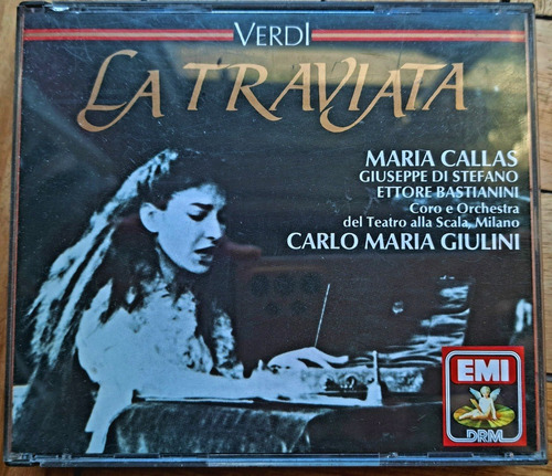 Verdi La Traviata 2cd Callas Di Stefano, Bastianini Giuliani