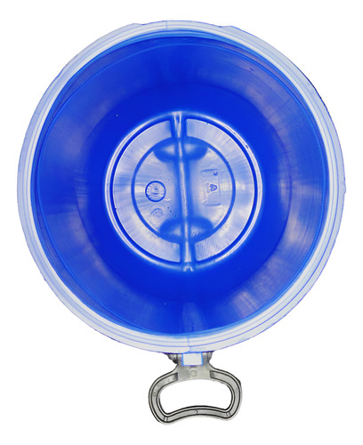 Tacho Tambor Cuñete C/suncho De Metal 30 Litros Azul (Usado)
