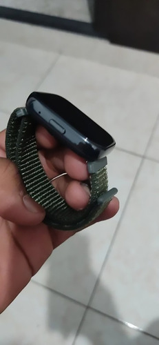 Correa Nylon Cierre Contactel Para Amazfit Bip U Pro Verde Oscuro 2 Cm