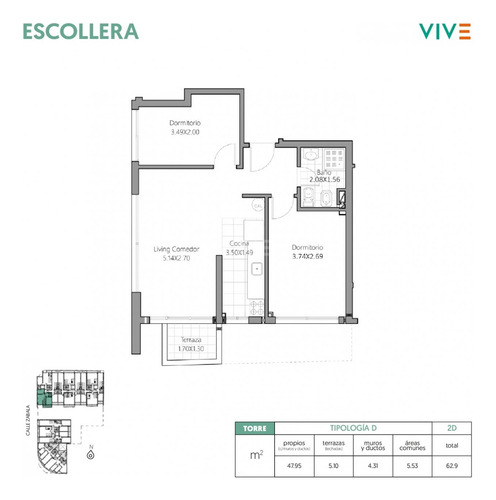 Apartamento, 2 Dormitorios, Ciudad Vieja. 602.