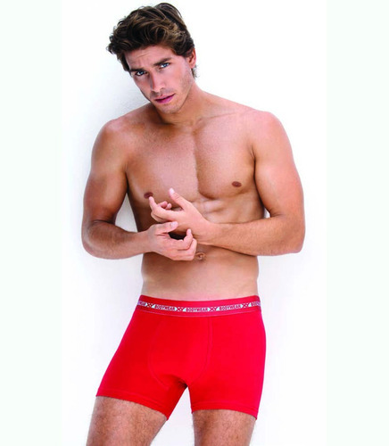 Boxer De Hombre Pack X6 Xy De Algodón Y Lycra Liso 1387