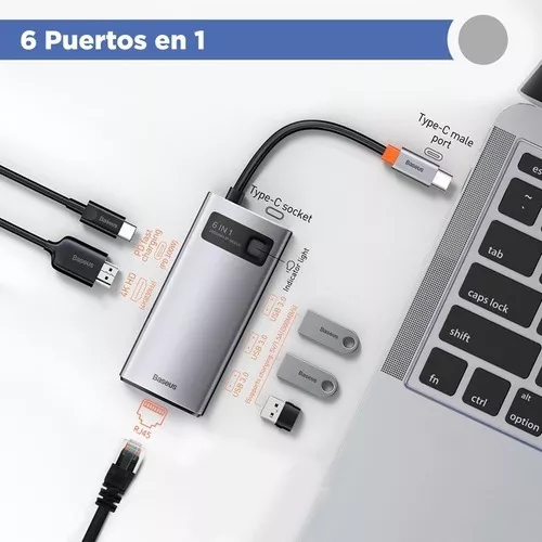 Terceira imagem para pesquisa de usb c hdmi baseus