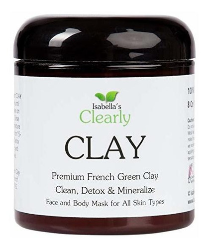 Claramente Clay De Isabella - 100% Puro Francés Verde De La 