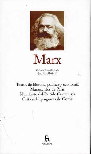 Marx - Gredos - Coleccion Grandes Pensadores - Libro Nuevo