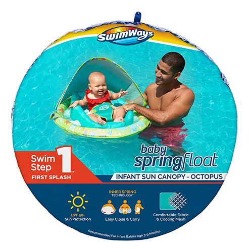 Swimways Flotador Inflable De Primavera Para Piscina Con To.