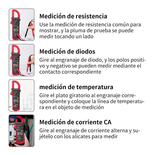 Aneng St201 Multímetro De Pinza Digital 4000 Cuentas