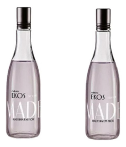 Kit Com 2 Perfumes Ekos Frescor Natura Madeira Em Flor 150 Ml