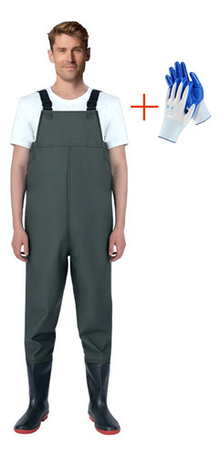 Waders Traje De Pesca Con Botas Impermeables Pescador+guante