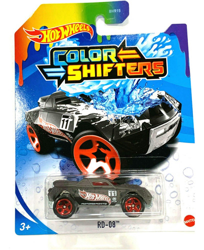 Diecast Hotwheels Color Shifters Rd-08 (negro/gris)